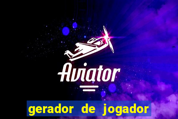 gerador de jogador de futebol